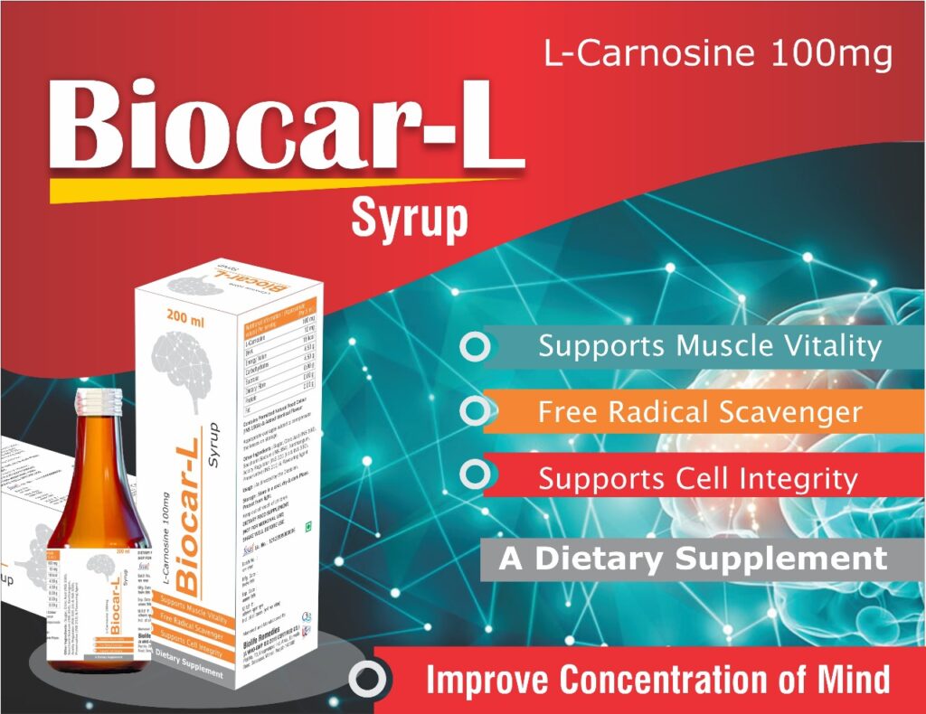 Biocar L Syrup for energy and immunity